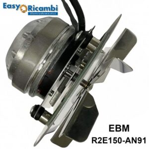 Ventola estrattore fumi stufe pellet 32w ebm r2e150-an91 ventola 150mm 2400 rpm 14706003