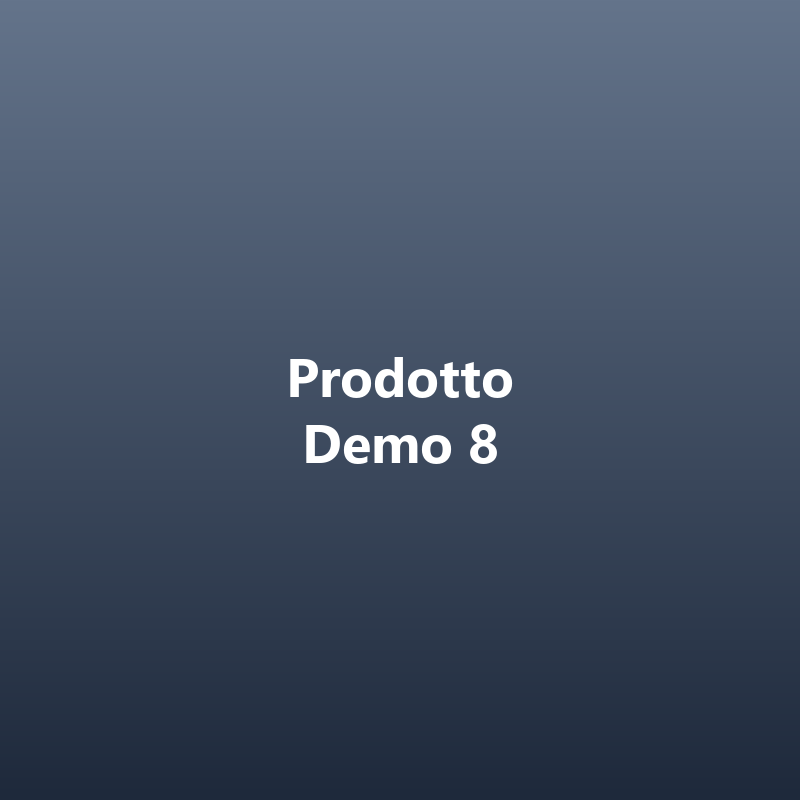 Prodotto Demo 8