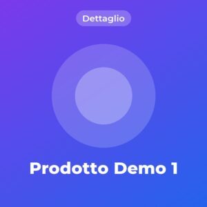 Prodotto Demo 1 – vista 2
