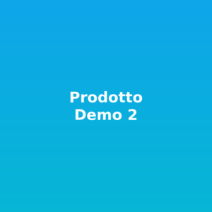 Prodotto Demo 2