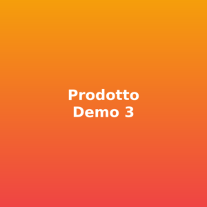 Prodotto Demo 3