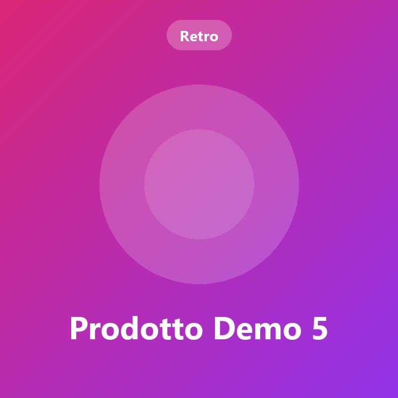 Prodotto Demo 5 - vista 3